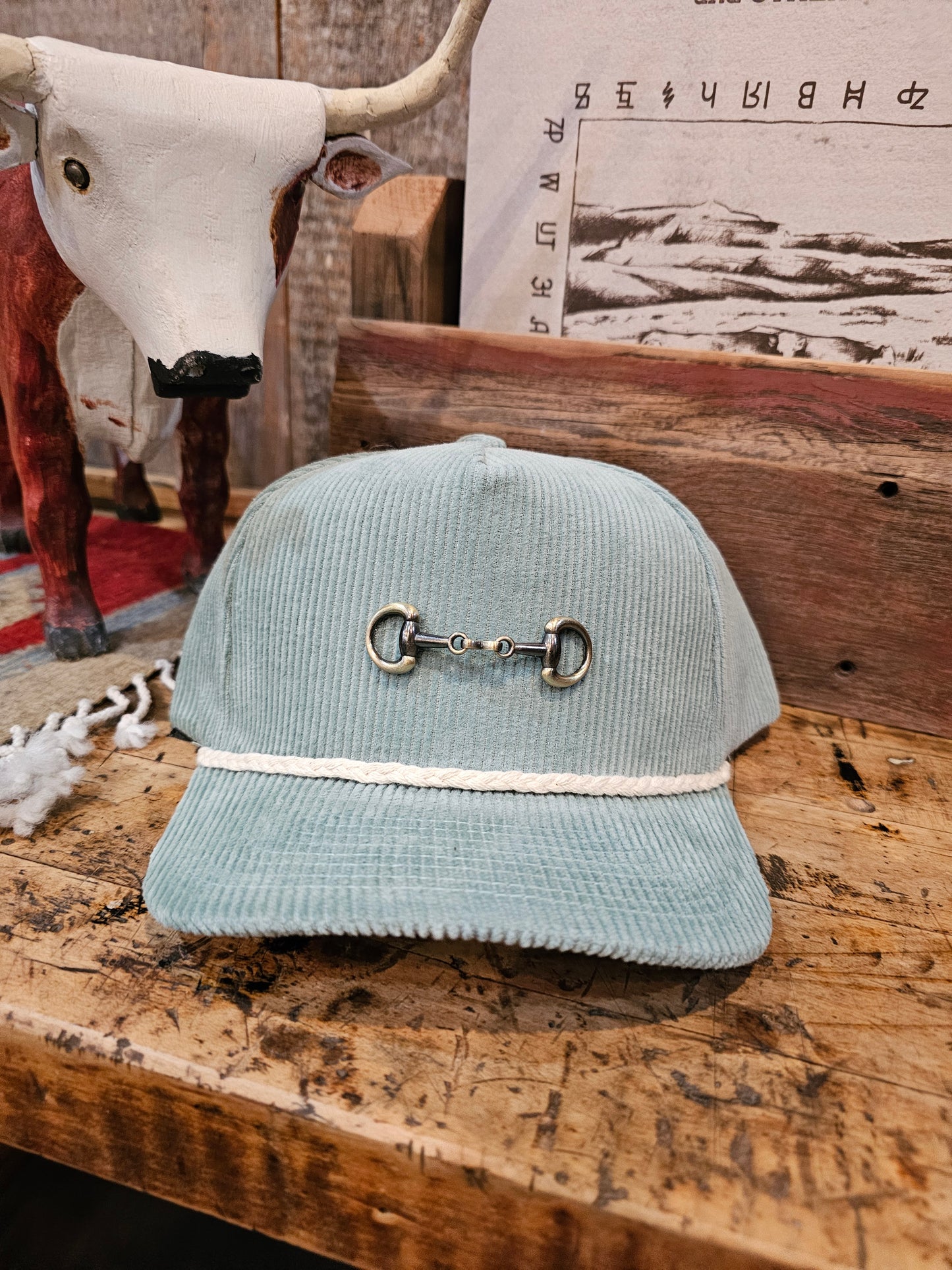 Corduroy Snaffle Bit Trucker Hat