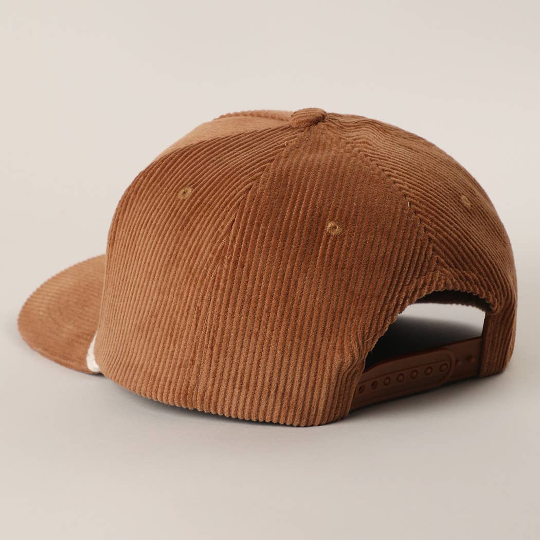 Corduroy Snaffle Bit Trucker Hat