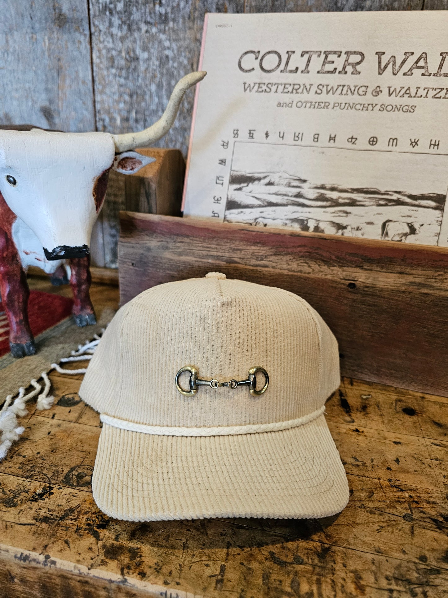 Corduroy Snaffle Bit Trucker Hat