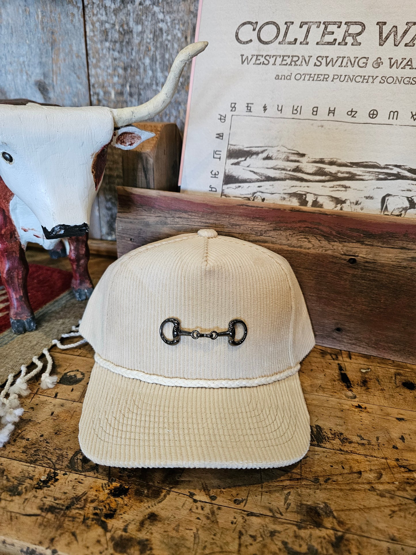 Corduroy Snaffle Bit Trucker Hat