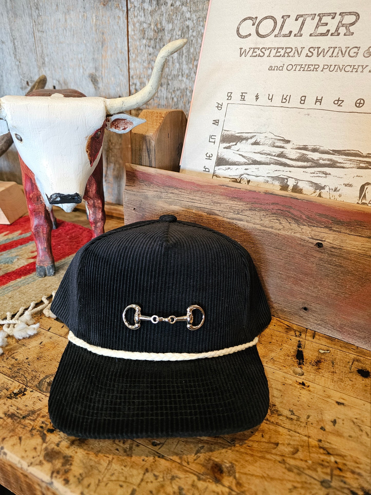 Corduroy Snaffle Bit Trucker Hat