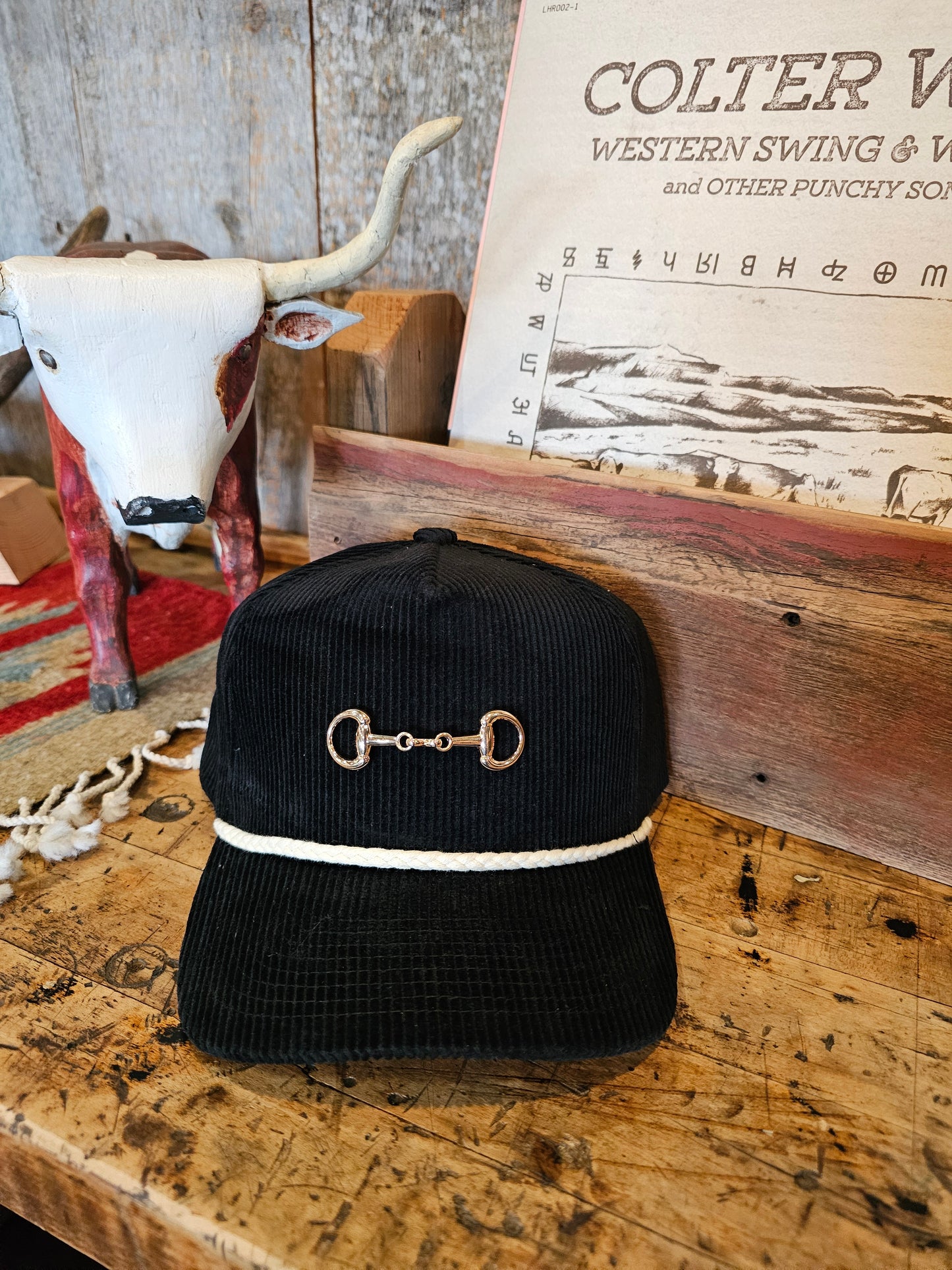 Corduroy Snaffle Bit Trucker Hat