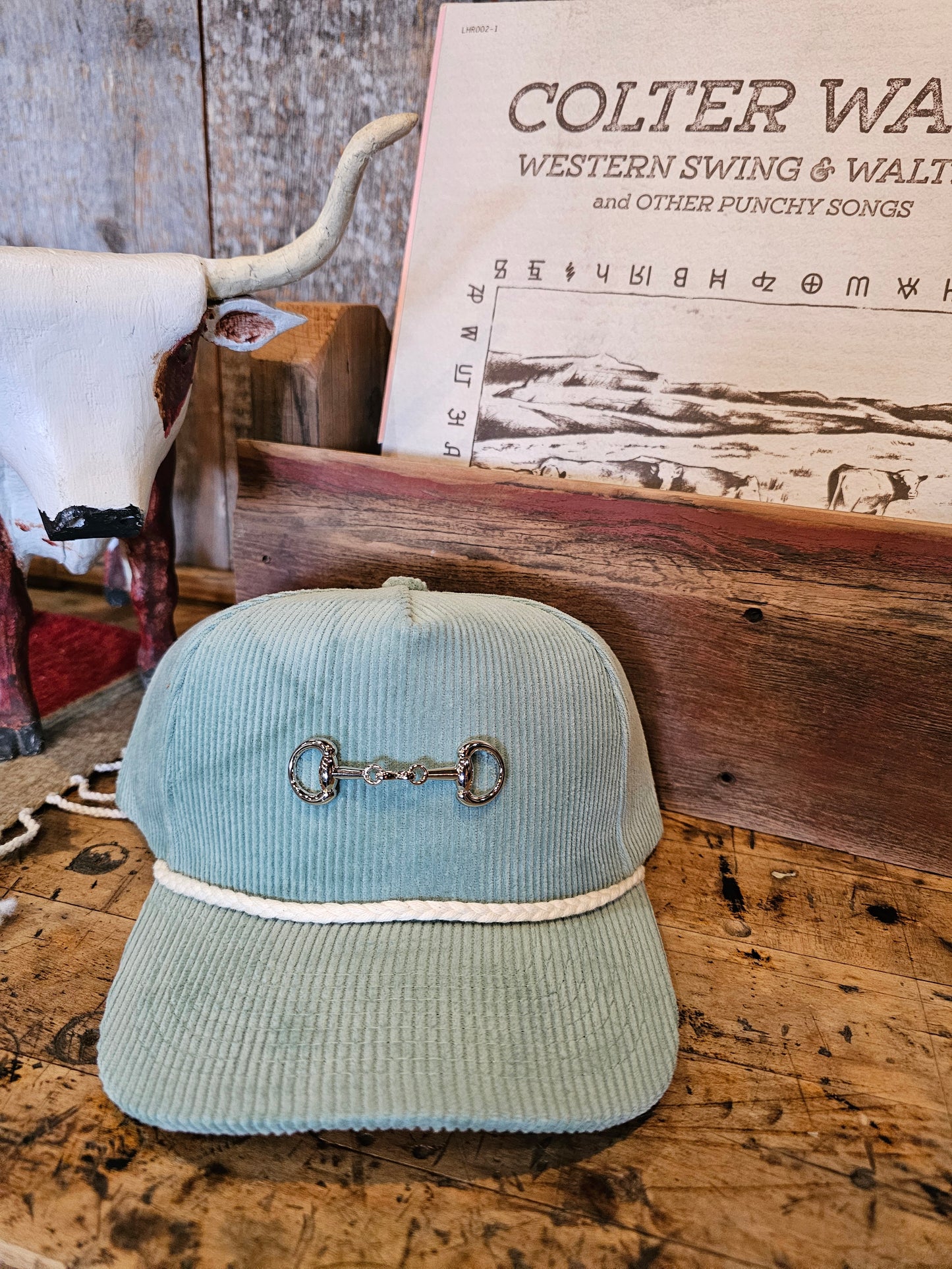 Corduroy Snaffle Bit Trucker Hat