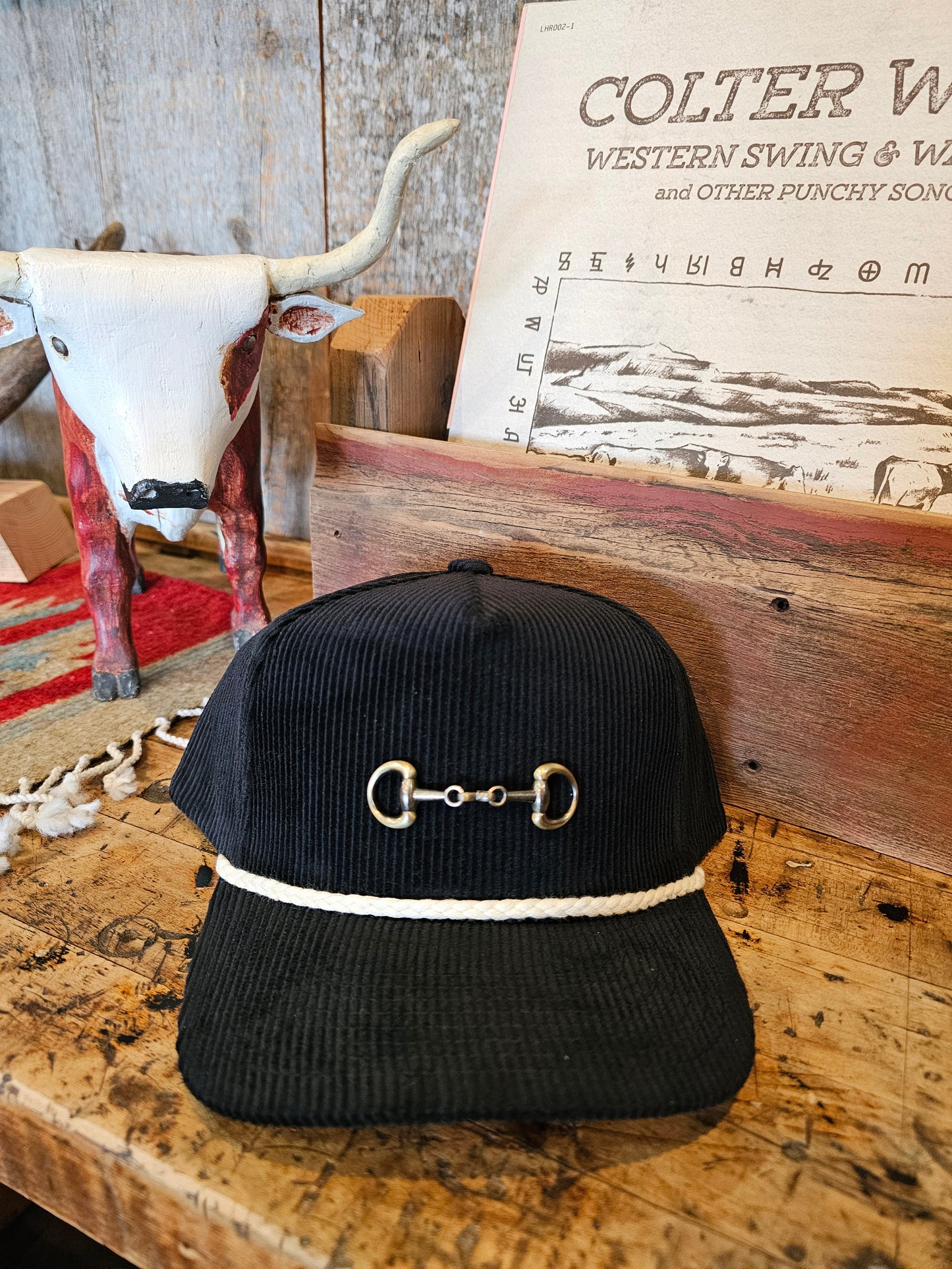 Corduroy Snaffle Bit Trucker Hat