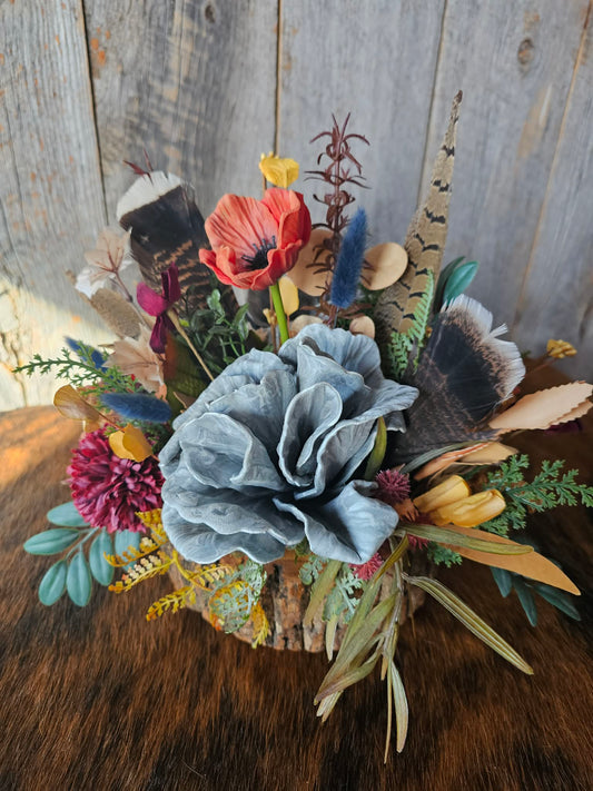 Birdie Vintage Nutcracker Dish Arrangement