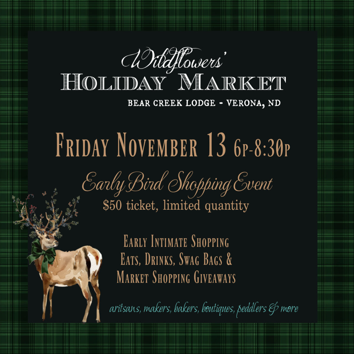 2026 Holiday Market Early Bird Shopping Ticket